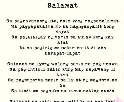 ELEGY (Tagalog).